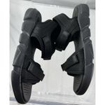 OutPro Women's Sandals Size 8.5 Black Hook And Loop Strap Vacation Beach Walk Photo 6