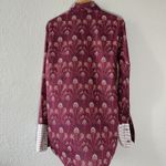 Field Womens Shirt M Made in England Peacock Print‎ Cotton Retro Long Sleeve Size M Photo 1