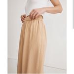 Madewell The Carley Wide-Leg Softdrape Pant in Desert Dune Tan XS Photo 5
