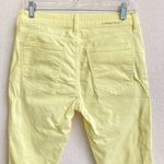Current/Elliott Stiletto Skinny Jeans women’s 27 light yellow cropped denim Photo 3