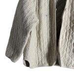 Donni Cream Quilted Long Sleeve Oversized Jacket Size Small Photo 8