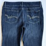 Wrangler  Boot Cut Leg Jean Women L 13 Dark Denim Embroidered 32" Inseam Mid Rise Photo 4