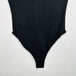 Princess Polly Bodysuit Black Size 4 Cap Sleeve Waffle Knit Photo 6