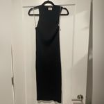Aritzia NWOT  Babaton Moonstruck Knit Black Sleeveless Midi Dress‎ Medium Photo 4