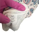 Madewell  Flora Paisley Silk Shift Dress Cap Sleeve Relaxed Boxy Tunic Sz M Photo 4