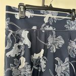 Athleta Skort Medium Navy Blue Sonic Floral Athletic Skirt Built in Shorts Photo 2