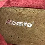 Kunsto Womens Leather Loafers Flats Slip On Pebbled Red Size 42 US 9 Photo 5