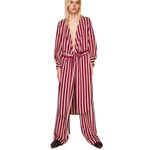 ZARA WOMAN Candy Cane Stripe Mix Stripe Wrap Tunic Top - XS Photo 1