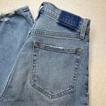 Abercrombie & Fitch A&F Ankle Straight Ultra High Rise 27 Short Ripped Medium Wash Photo 3