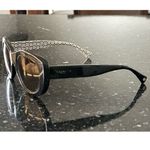 Coach New York Women's Black White Plastic Framed Darcy Designer Sunglasses Photo 1