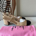 Tuckernuck NEW  FS/NY Black Baton Camel‎ Nappa Leather Slingback Mules Size 10 Photo 6