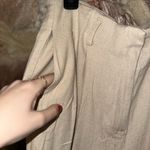 Commense Solid Suit Straight Leg Pants size medium Tan Photo 4