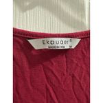 Ekouaer  Maternity Nightgown Nursing Breastfeeding Sleep Dress Jersey Knit Medium Photo 4