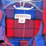 Merona Small Red and Blue Flannel Photo 3