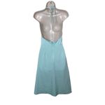 Samantha Sipos Tiffany mint blue Butterfly Slip Dress sz S Photo 3