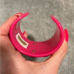 Mud Pie NWT Hot Pink Seahorse Cuff Bracelet Photo 5