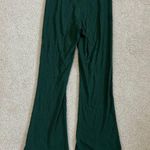 Aerie  Flare Ribbed Green Leggings Sports Yoga Workout Exercise Size XS Photo 2