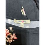 Wishful park  Blouse Size Small Black Floral Print Photo 3