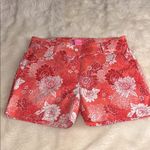 Isaac Mizrahi Floral Tailored Shorts Size 6 Photo 0