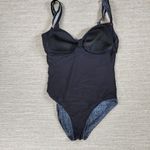 Captiva One Piece Swimsuit Blue Faux Denim Chambray Adjustable Straps Swimwear Size undefined Photo 7