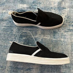Franco Sarto  Black Canvas Maldives Slip On Sneaker Photo 0