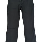 Boden Black Cotton Stretch Ankle Crop Pants Womens 8P Petite Casual Office Photo 0