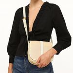Fendi Tan and White Crossbody Bag Photo 0