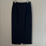 Jones New York Vintage Long Dark Gray Wool Pencil Skirt sz 8 Photo 2