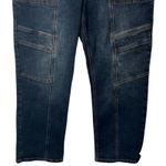 Indigo Rein Womens Jeans Size 13 Straight Leg High Rise Dark Wash 30" Waist Photo 4