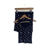 SKIMS Sleep Set Womens Medium Rib Daisy Tank Top & cotton ribbed boxer shorts Photo 1