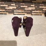 Michael Kors Michael Women's Berkley T-Strap Platform Sandals Size 8M Color Plum Photo 8