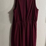 A New Day  Mini Dress in Burgundy with Flattering Fit Photo 9