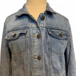 Universal Threads Women's Denim Jacket Blue Size S Casual Long Sleeve Photo 2