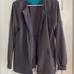 Med Couture Zip Up Scrub Jacket Photo 1