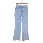 PacSun  Womens 27 Light Blue Pintuck High Waisted Bootcut Jeans Photo 1