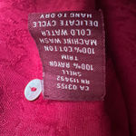 April Cornell Women’s Romantic Jacquard Court Maxi Dress Red Floral Size Large Photo 10