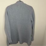 Caslon  Women’s Medium Open Front Gray Cozy Cardigan Pockets Knit Winter Fall Photo 4