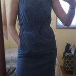 Cynthia Rowley Blue Sleeveless Silk Dress Photo 2