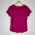 st. john's bay  Active | Petite Pink Quik-Dri V-Neck Athletic Top | PXL Photo 1