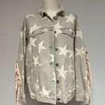 Peach Love California *NEW* Peach Love Tassel Denim Jacket Photo 2