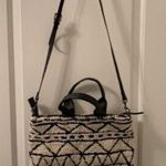 Universal Threads Universal Thread Print Shoulder Bag Crossbody Purse Black & Off White Photo 0