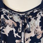 Gap Women's Sheer Tank Top Floral Camisole Summer Wide Strap XL Navy Blue NWT Photo 4