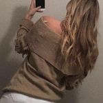 Knox Rose Tan Off Shoulder Sweater Photo 1