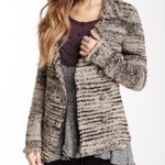 Free People Womens S Zebra Yarn Double Breasted Cardigan Sweater Photo 1