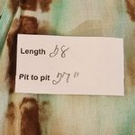 Chic Soul Green and Brown Tie-Dye Boho Blouse Size 2XL Green Tie-Dye Blouse Photo 1