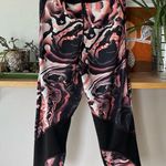 Nike  Pro Dri-Fit Mesh Panel Cropped Legging Graphic Swirl Print Size Medium Photo 1