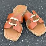 Soda Cognac Buckle Hardware Slip On Sandal Photo 1