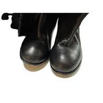 Reiss  Women's Black Pull On Knee‎ High Round Toe Leather Boots Size 39 EUR Photo 2