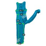 Adelyn Rae Jumpsuit XS Blue Wide Leg Sleeveless Satin NWT Cocktail Party Formal Photo 4