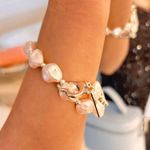 Bloomingdales Vanity bag with faux pearl charm Photo 9